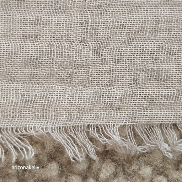 Cotton Scarf Angel Wings Bird Feathers - Picture 5 of 8